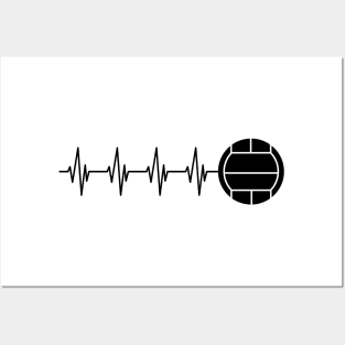 Volleyball Heartbeat Posters and Art